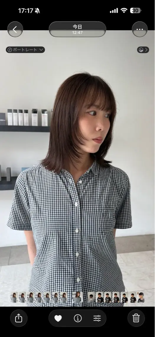 ミディアム 中宗 哲平のヘアスタイル