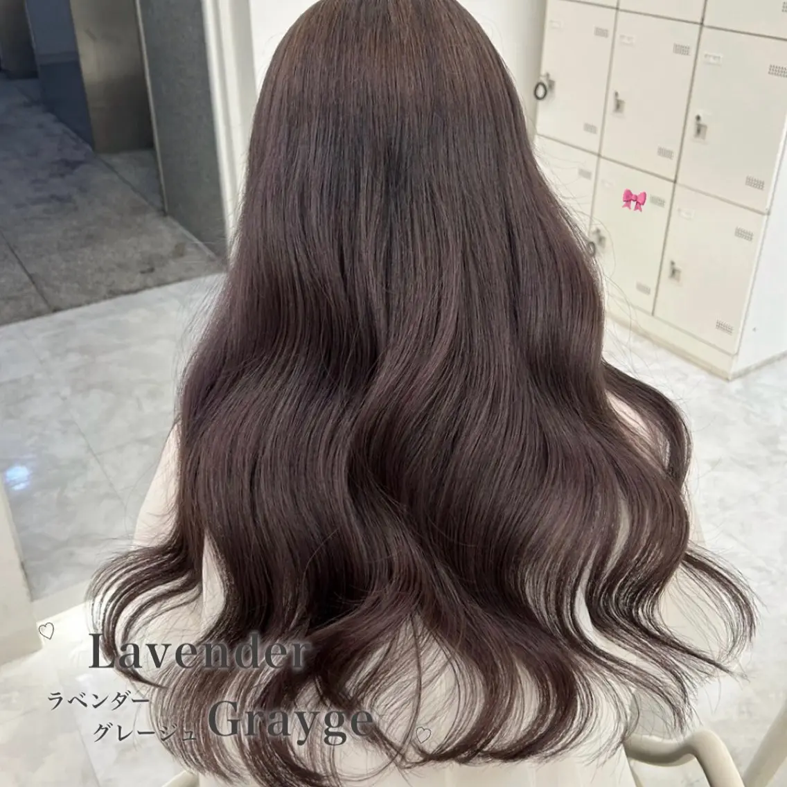 ロング カラー ヘアカラー トリートメント ヘッドスパ 韓国風艶髪🎀 暖色カラー🤍のヘアスタイル