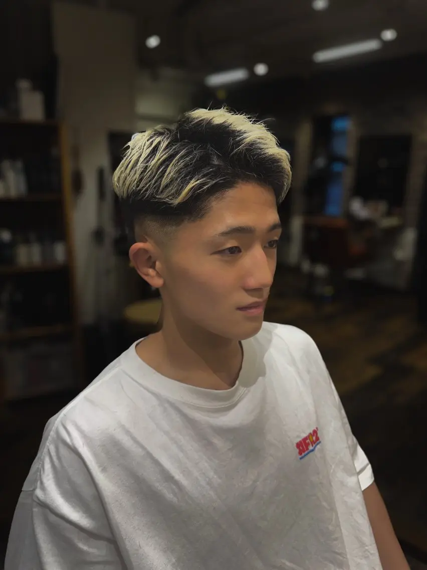 スキンフェードカット＋シャンプーの写真