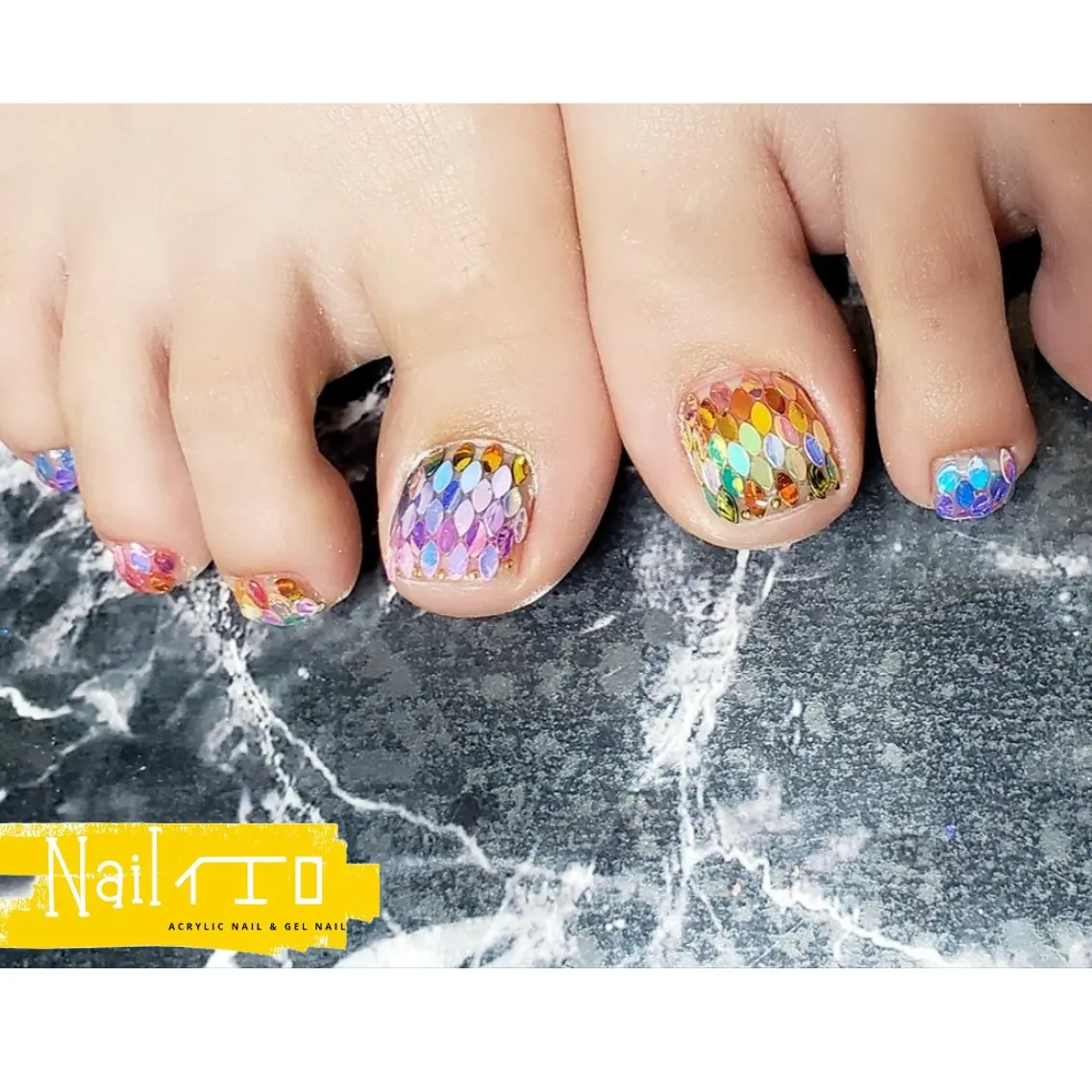 【Foot同料金👣⸒⸒】ジェルアートやり放題〖オフあり〗の写真
