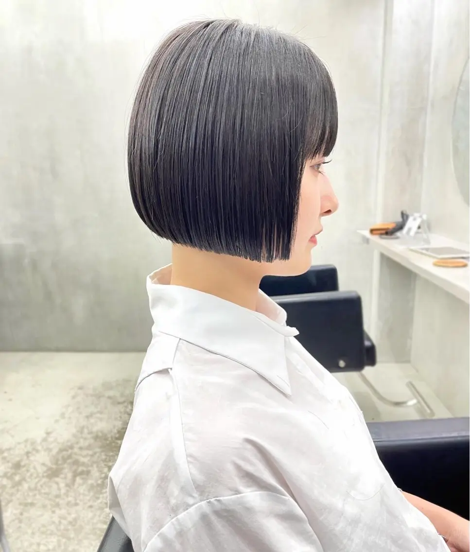 ショート ボブ カット 👑ボブはお任せ ミヤノ👑のヘアスタイル