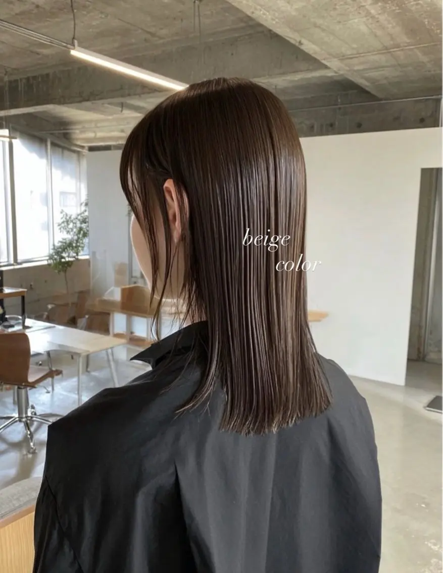 セミロング ヘアカラー トリートメント カラーモデル募集中 .꒰ঌ虹奈໒꒱のヘアスタイル