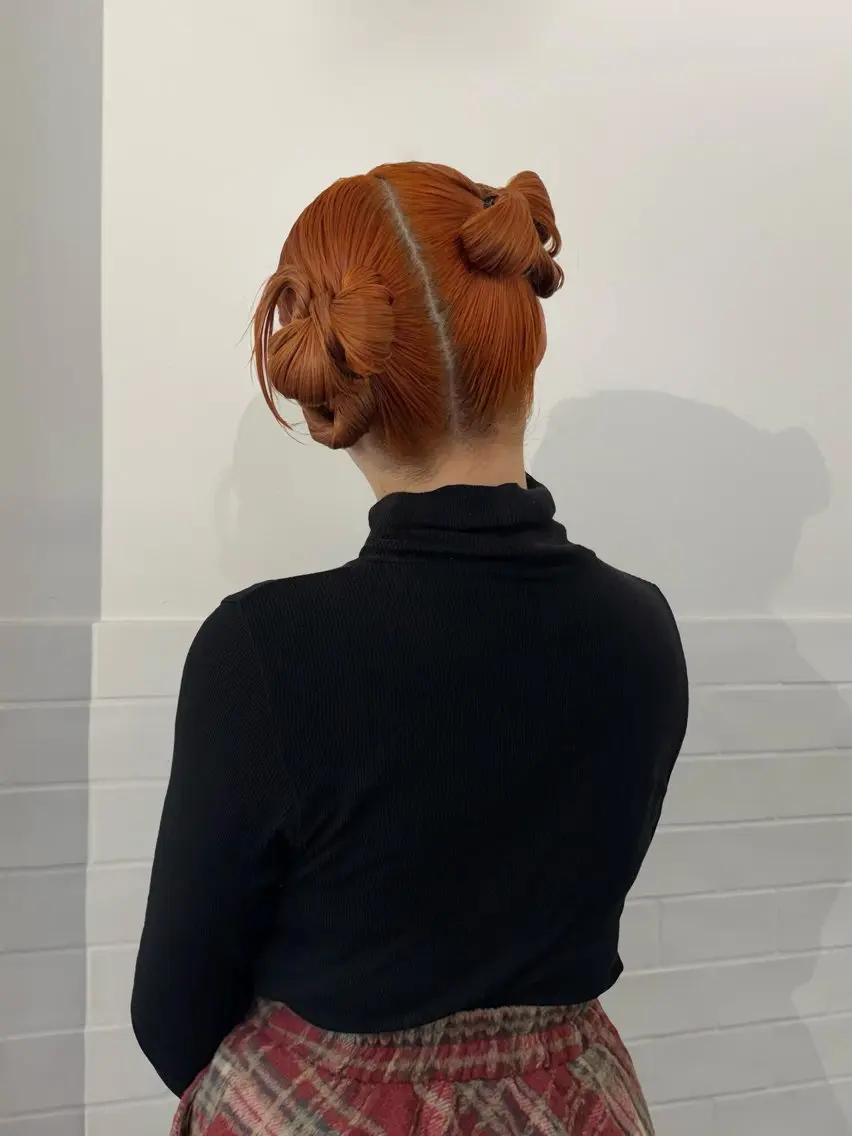 ロング カラー ヘアアレンジ ヘアセット mina 🌷のヘアスタイル