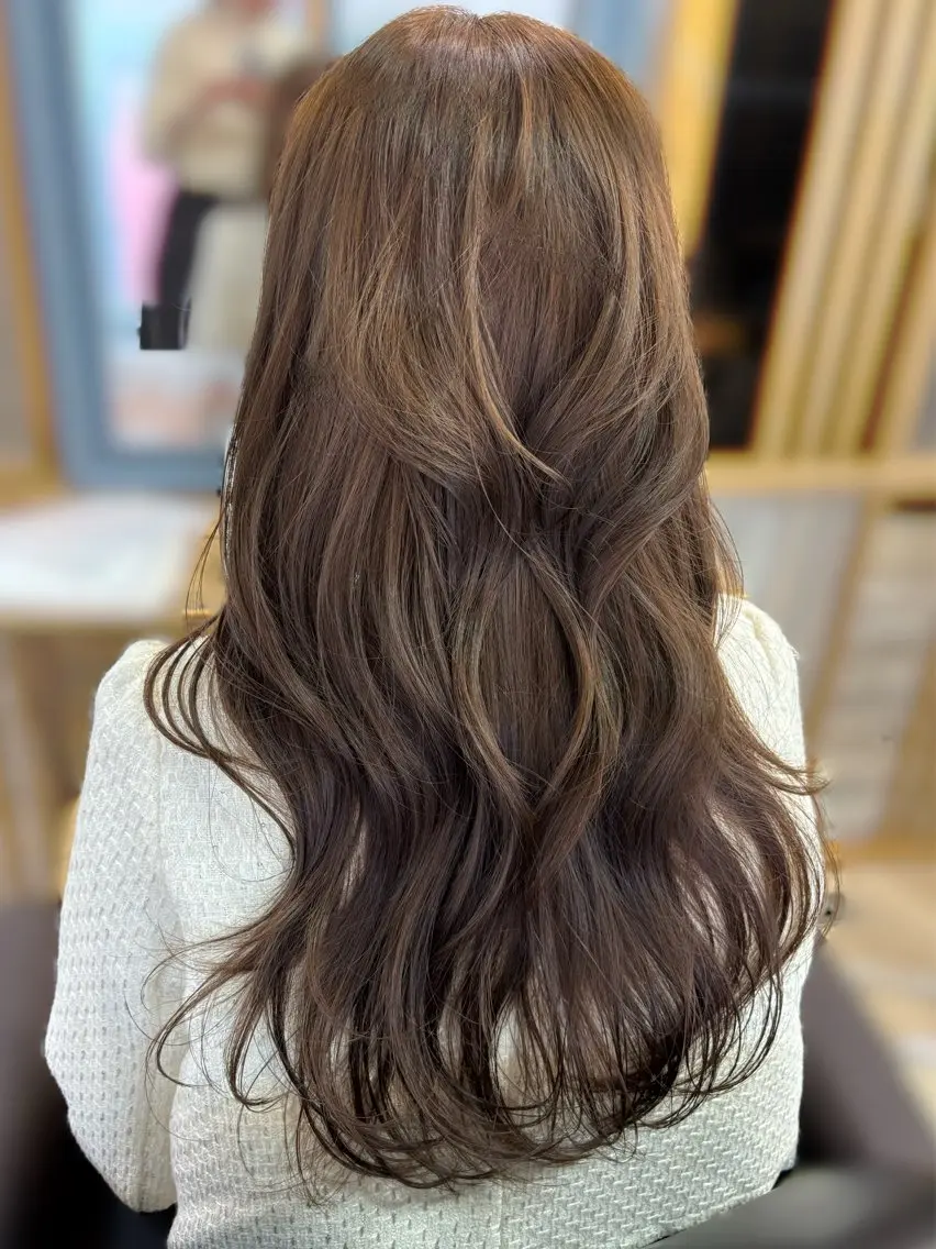 🌸似合わせカット+ブリーチなしダブルカラー+水分補給トリートメント🌸の写真