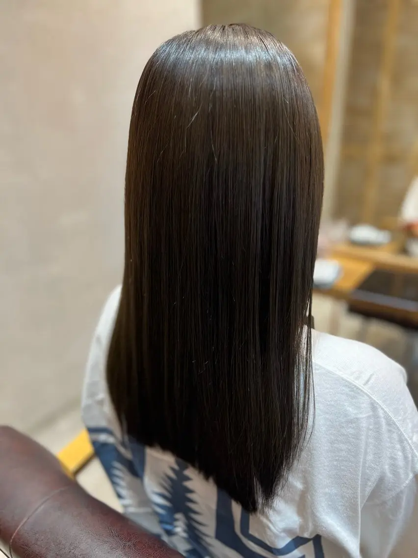 セミロング カット ヘアカラー トリートメント 前井 正人のヘアスタイル