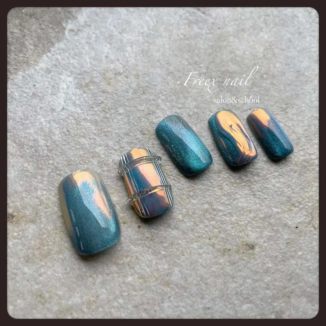 ネイル マグネットネイル ハンドネイル ハンドケア freex nail /ニュアンス/個性派のネイルデザイン