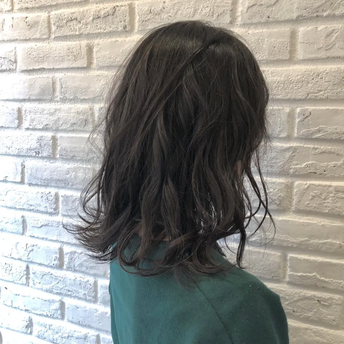 ミディアム ハイライト 大石 健太のヘアスタイル