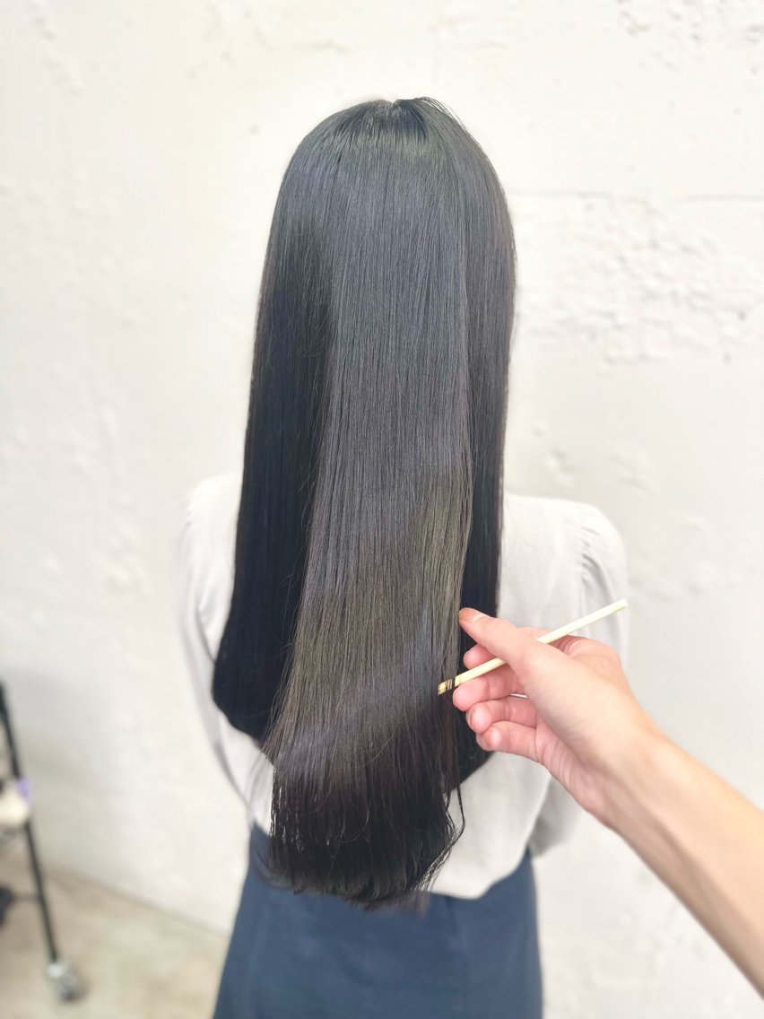 ロング パーマ カット パーマ 縮毛矯正 トリートメント 縮毛矯正✨ストカール ✨髪質改善✨山下のヘアスタイル