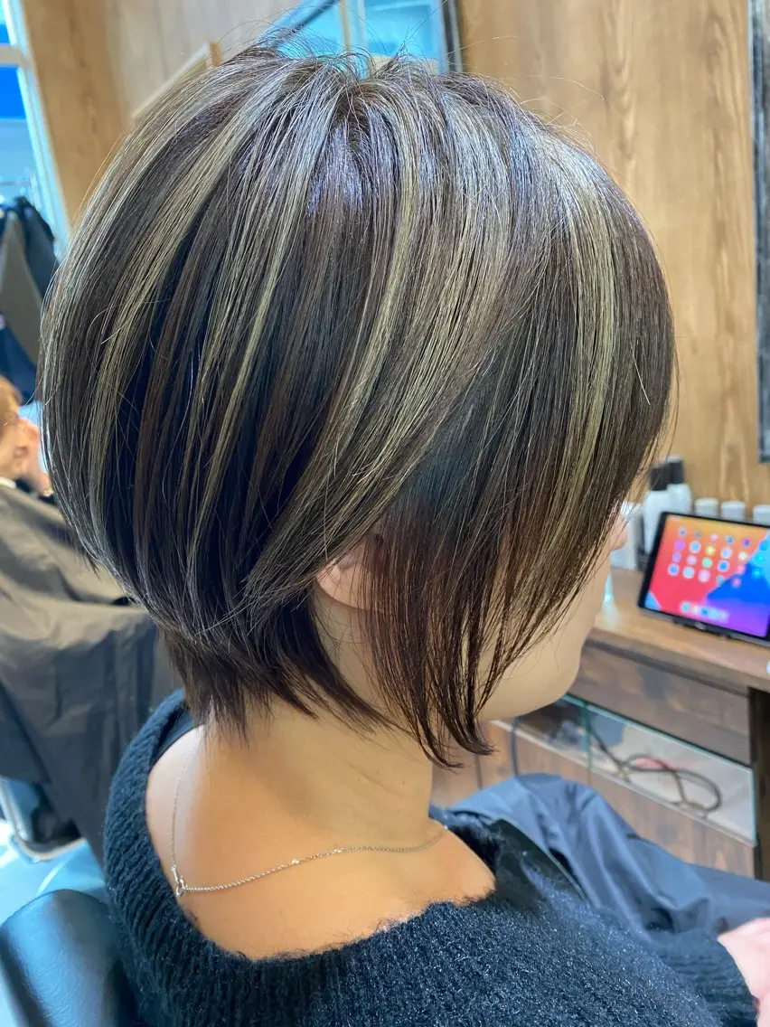 ショート Okazaki Tatsuyaのヘアスタイル