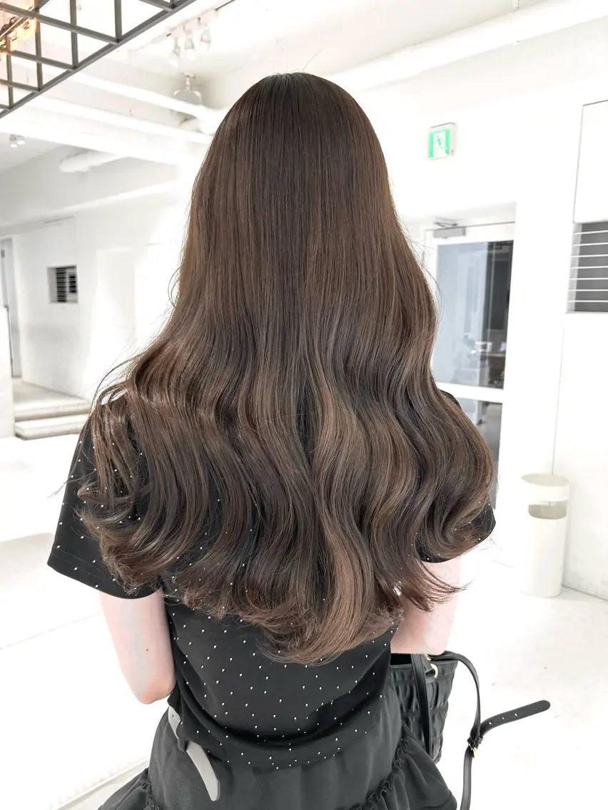 セミロング ヘアカラー 透明感color ˚✧₊amuのヘアスタイル