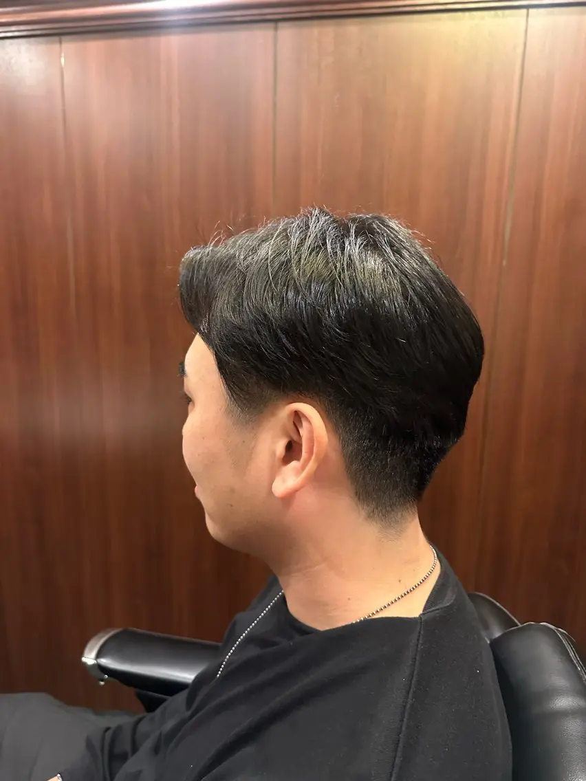 メンズ メンズパーマ ツーブロック 濵田 幸実のヘアスタイル