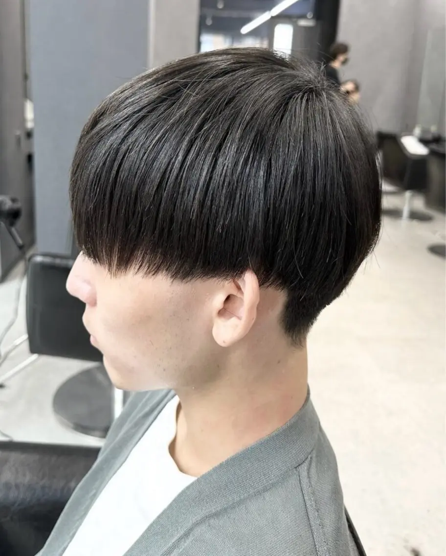 メンズ縮毛矯正（マッシュ）の写真