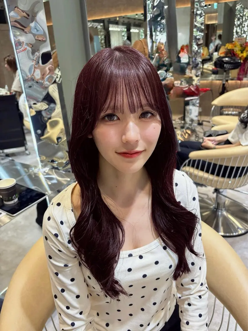 ロング カラー ベージュカラー ブラウンカラー 透明感カラー マロンブラウン オリーブベージュ ヘアカラー トリートメント 顔周りレイヤーカット /髪質改善/ゆう🤍のヘアスタイル