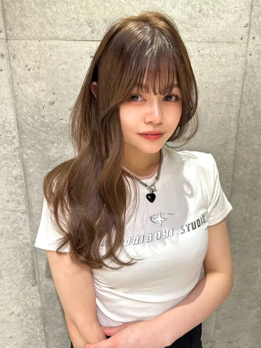 ロング カラー カット ヘアカラー トリートメント 《髪質改善✖️オリー ブ🧸》小嶋拓也のヘアスタイル