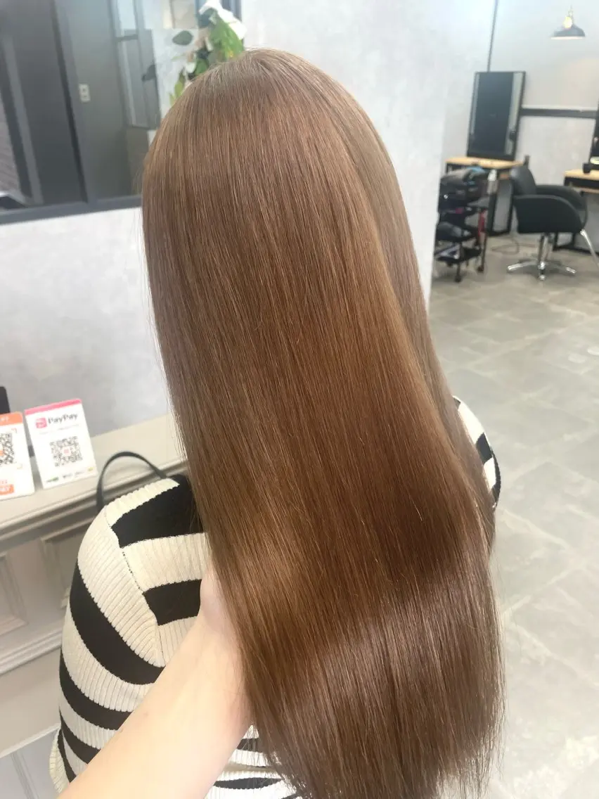 ロング カラー ヘアカラー 🪡 KIMU🪡🎀のヘアスタイル