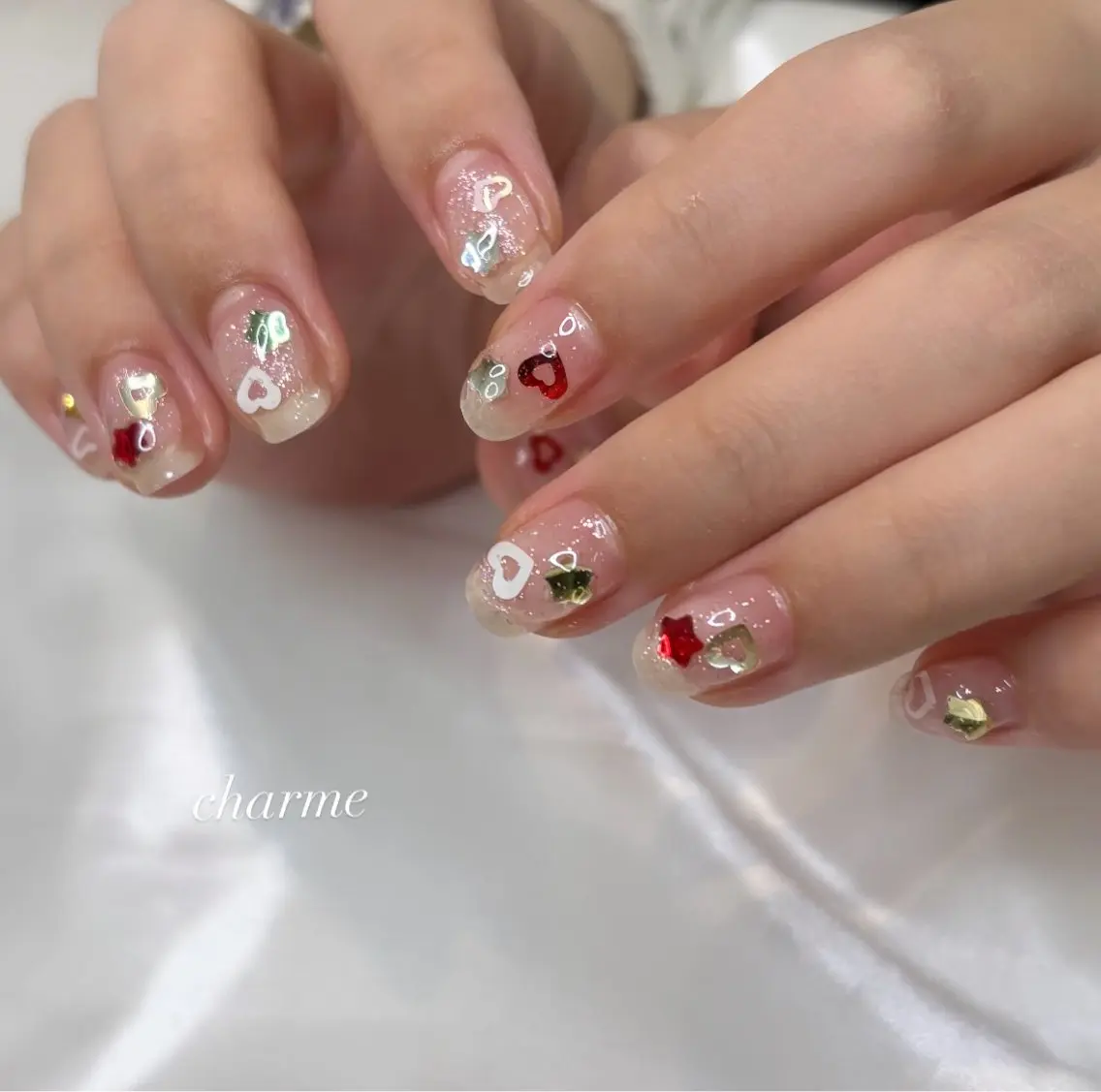 ネイル ハンドネイル charme yunonのネイルデザイン