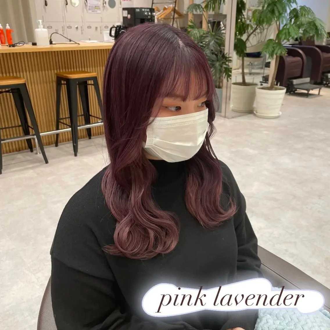 ロング カラー ラベンダーカラー ピンクカラー ピンクラベンダー ヘアカラー ピンクカラー🎀/ ミルクティー🍼花音のヘアスタイル