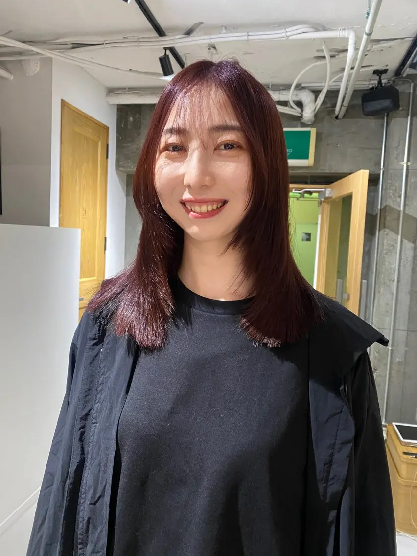 ロング レイヤーカット ☪️ブリーチ特化施術 /レイヤー🪽aiのヘアスタイル