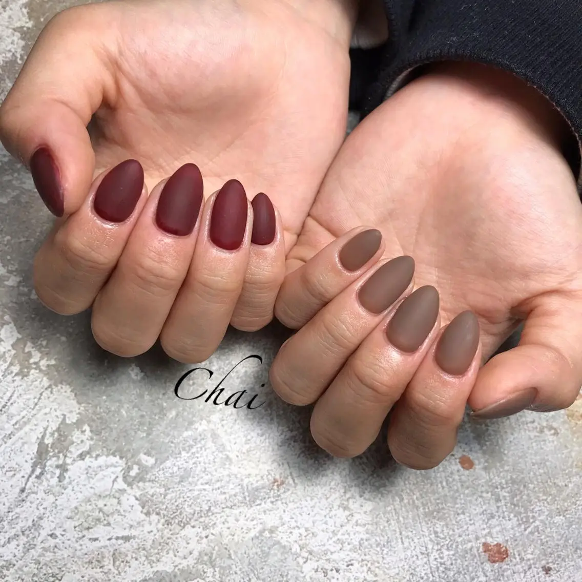 ネイル マットネイル chai nail &  eye📍鶴橋のネイルデザイン