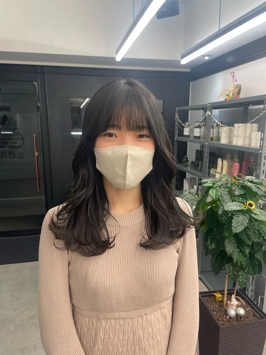 ミディアム 川上拓真 ✂︎学芸大学のヘアスタイル