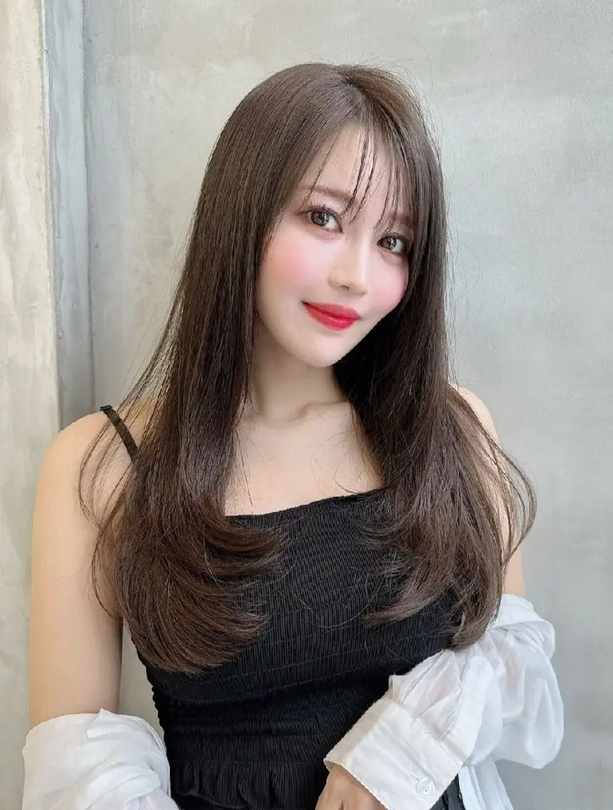 ロング カット ヘアカラー トリートメント あかね☆ヘアアレンジ /ボブ/縮毛矯正のヘアスタイル