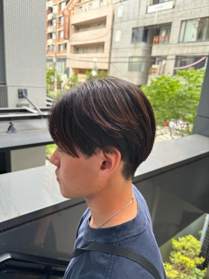 メンズ カット 縮毛矯正 トリートメント 河野 悠のヘアスタイル