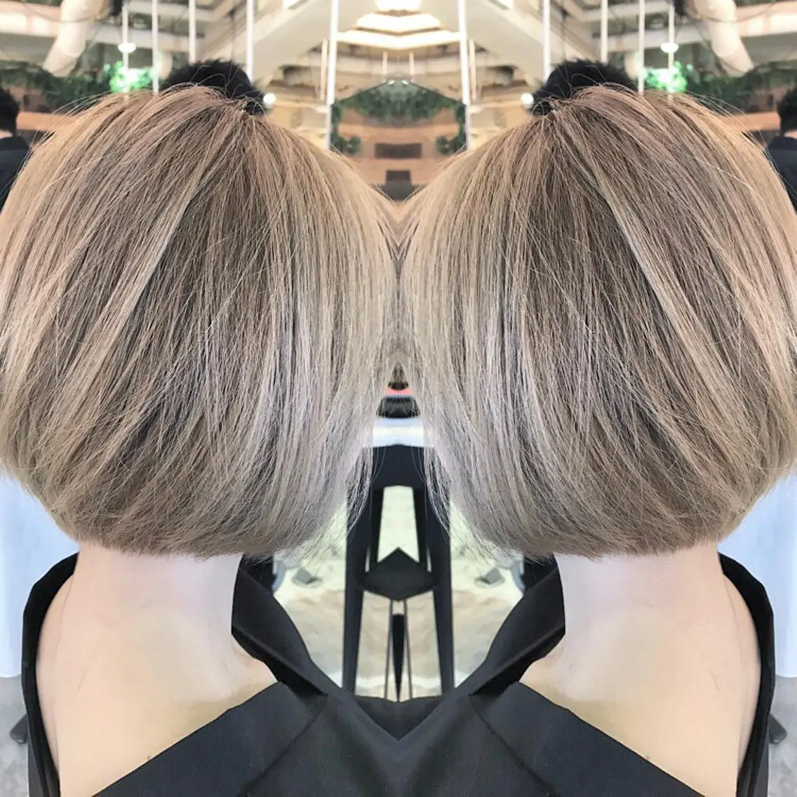 ショート カラー ショートボブ ボブ ショートヘア 青木 茂樹⭐️ 透明感カラーのヘアスタイル