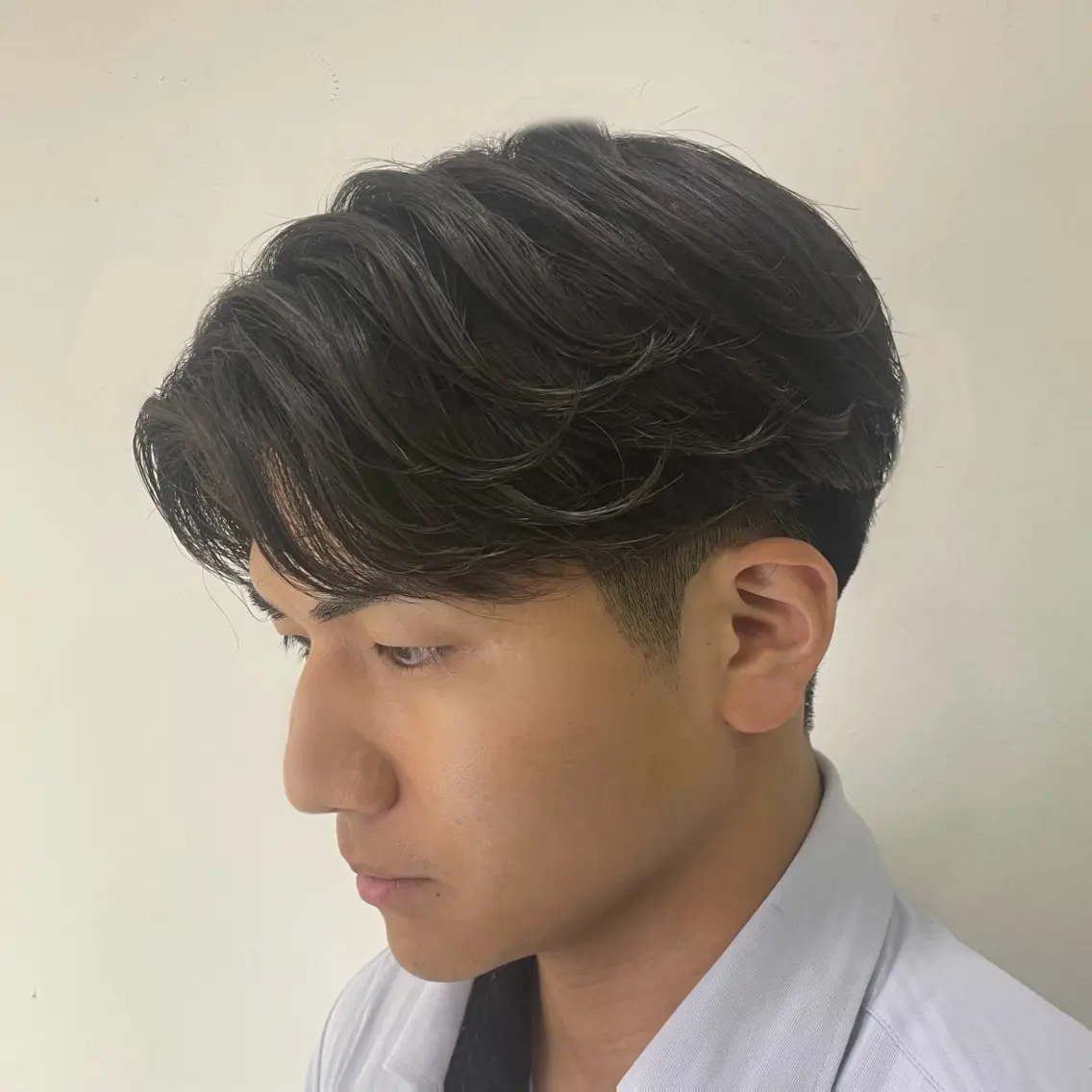 【人気No. 1メニュー 】メンズ骨格に合ったカット+ダメージレスパーマ🌀の写真
