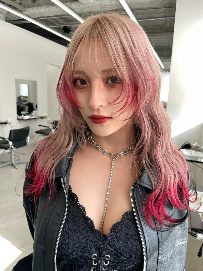 今月のみ！3名様限定‼️周りと被らない個性的カラー💞🪽】フルブリーチ＋デザインカラー今だけ¥12,880‼️の写真