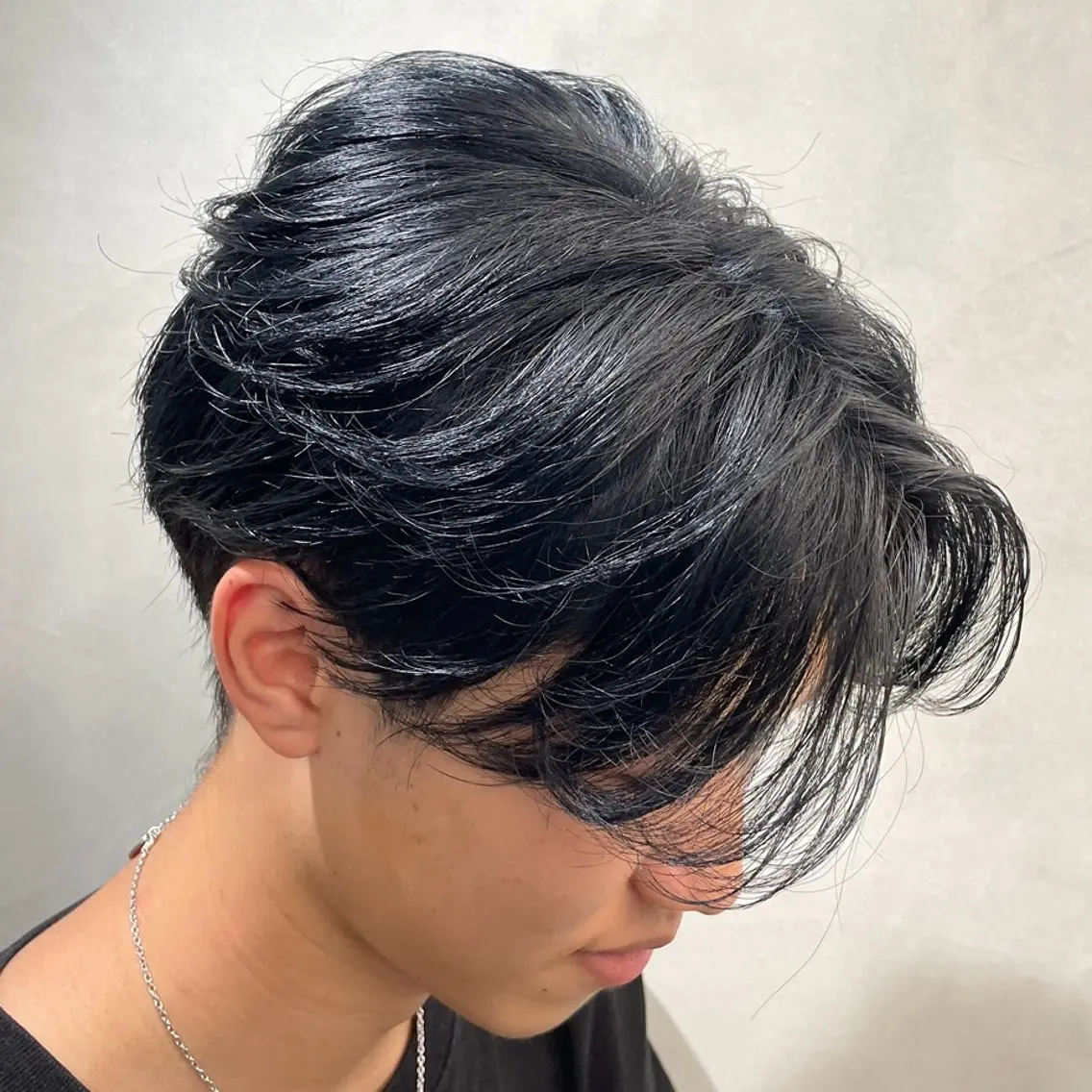 ミディアム パーマ ヘアアレンジ メンズ fifth 石川 凪のヘアスタイル