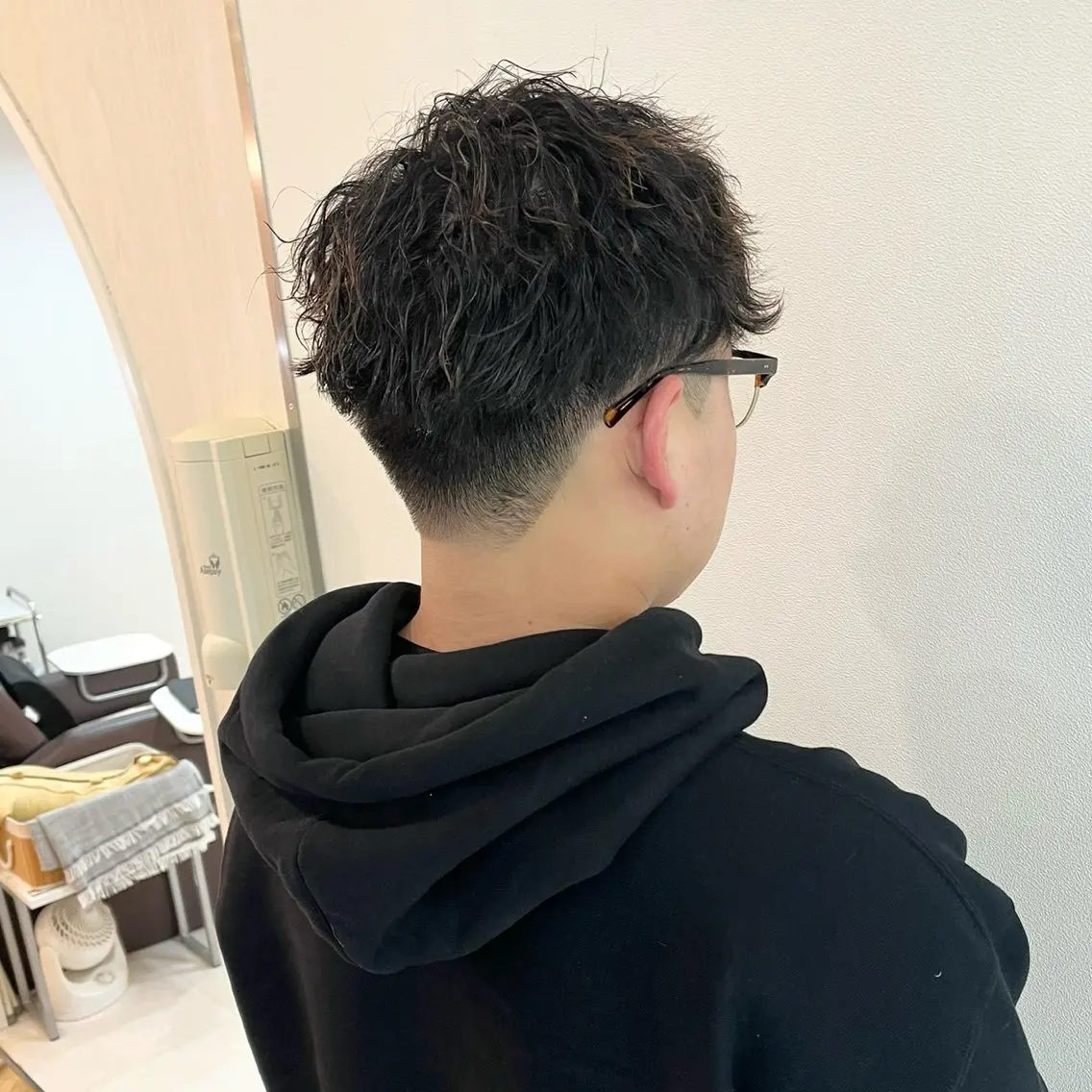 ショート パーマ ヘアアレンジ メンズ カット パーマ 🍓後藤 はるな🍓のヘアスタイル