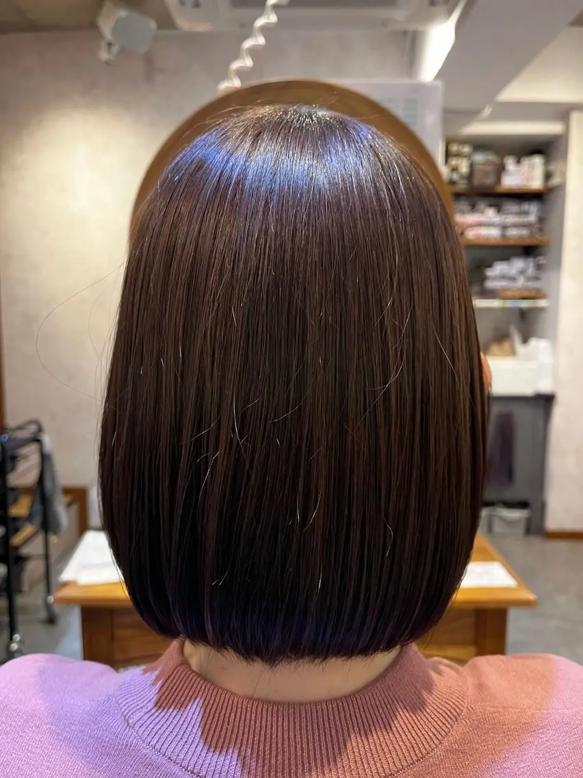 ミディアム カラー 佐藤槙哉 サトウシンヤのヘアスタイル
