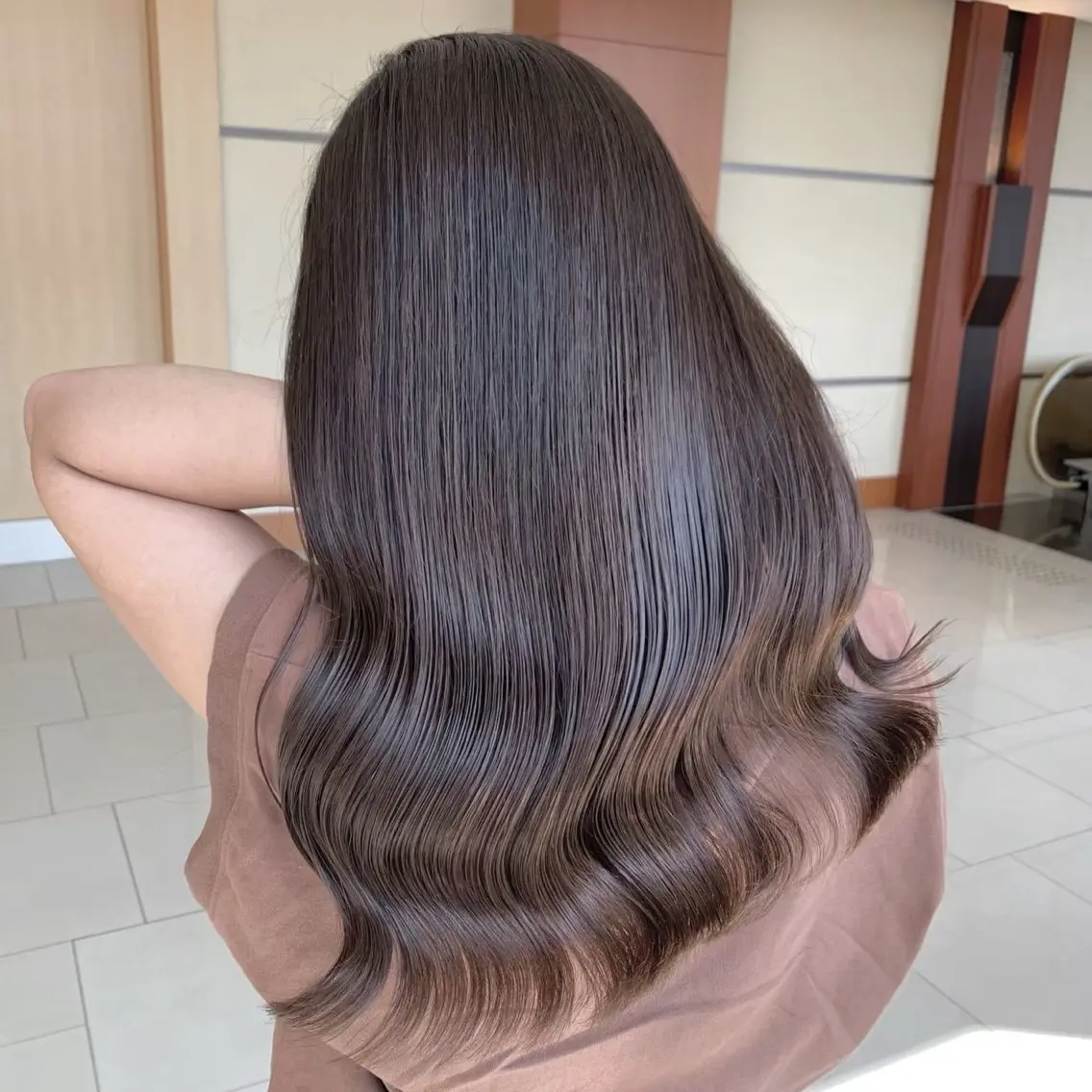 ロング 知花 駿のヘアスタイル