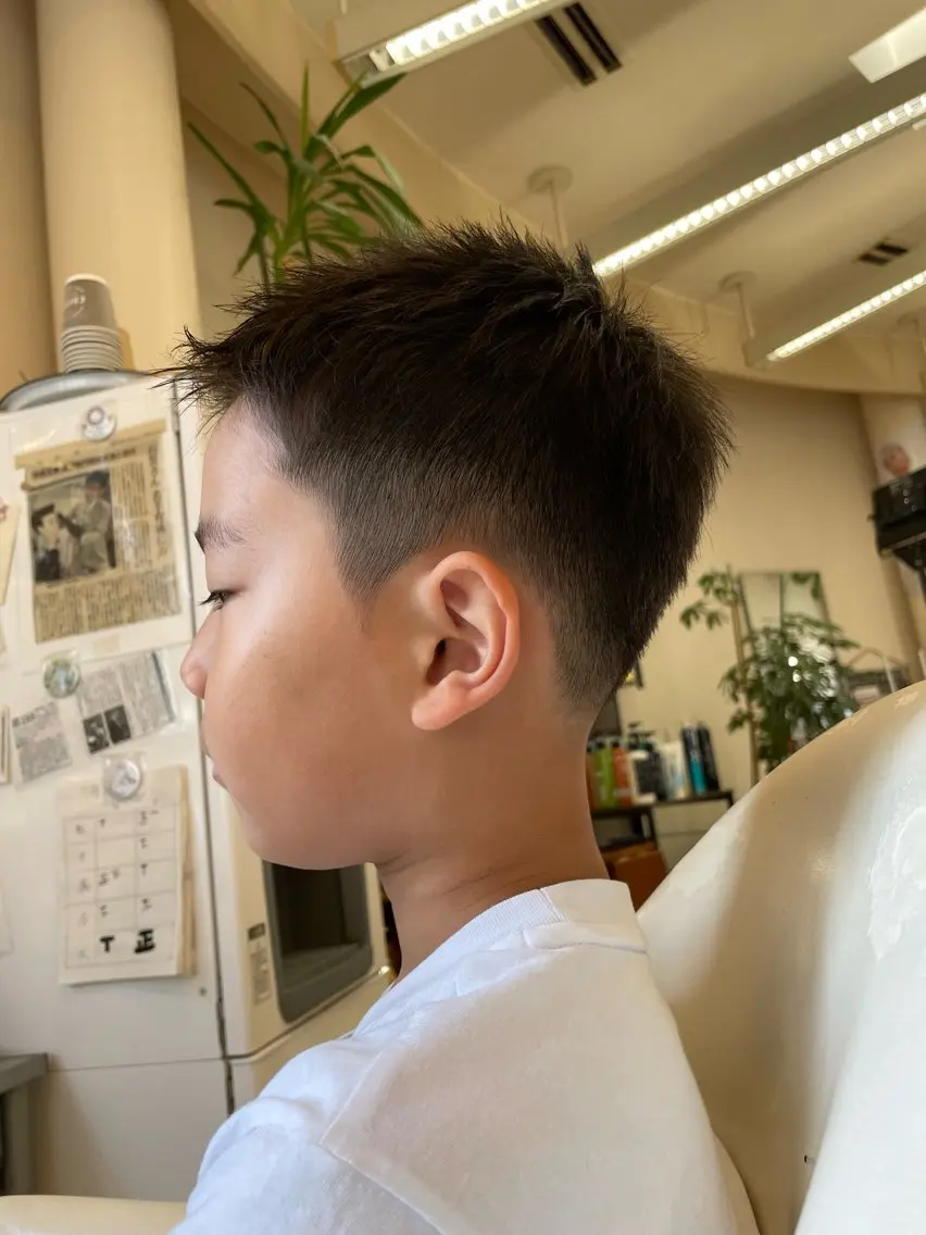 ショート メンズ キッズ 三井 大輝のヘアスタイル