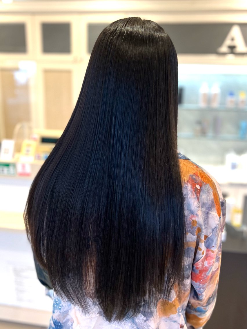 ロング パーマ 髪質改善 縮毛矯正 トリートメント ストレートパーマ 金子 直樹のヘアスタイル