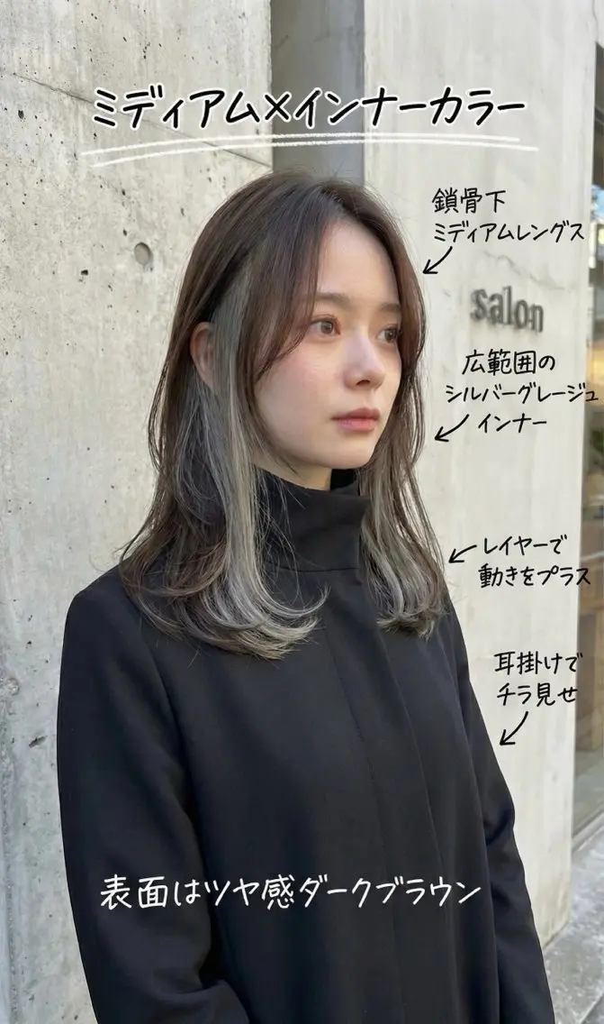 ミディアム カット ヘアカラー トリートメント 口コミ150件超え 💬☘️笹岡航太のヘアスタイル