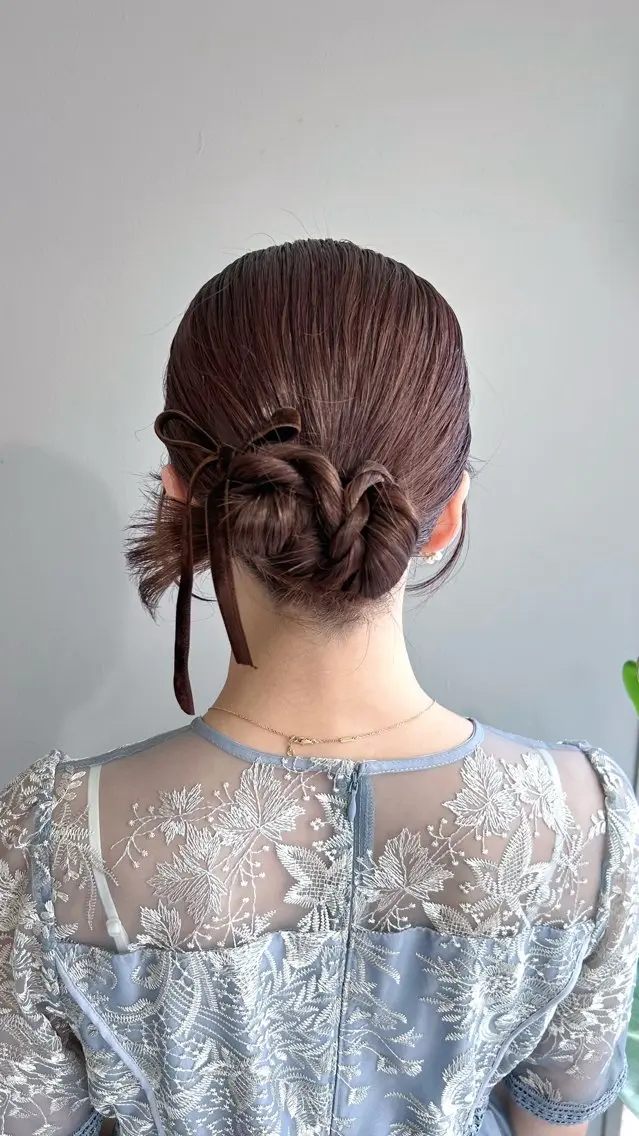 ロング ヘアセット 髪質改善カラー/ 透明感カラー🫧のヘアスタイル