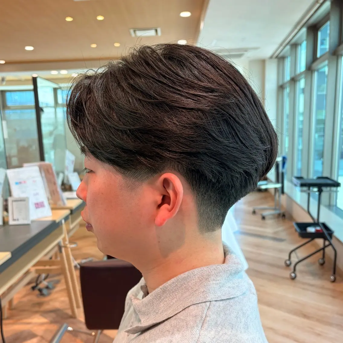 メンズ センターパート カット Yamada Ami🪐のヘアスタイル