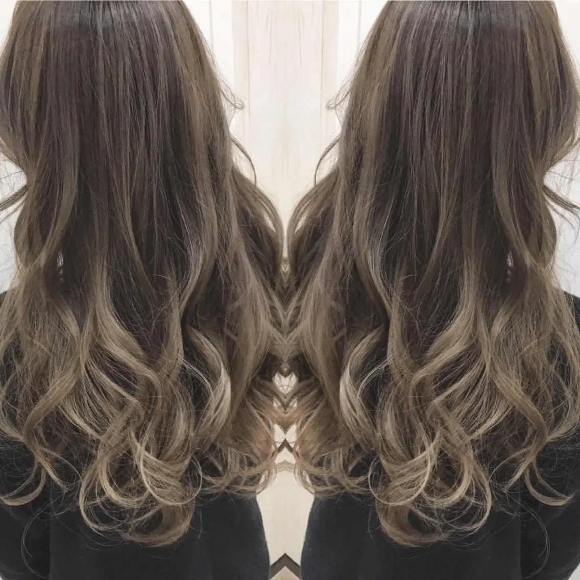 ロング ヘアカラー ricca♪ 反町のヘアスタイル