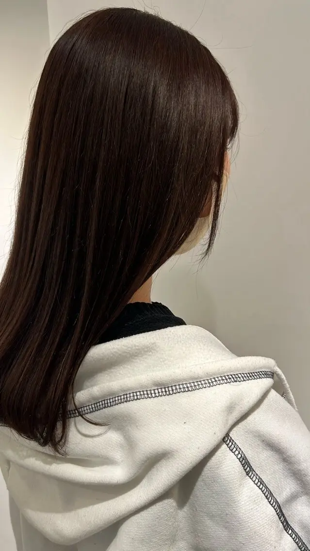 セミロング カラー ヘアカラー トリートメント 💖竹島 遥楓💖のヘアスタイル