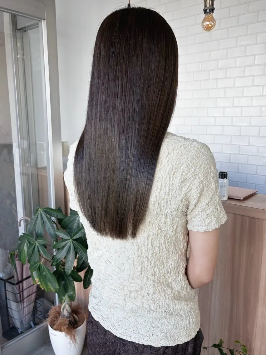 ロング カラー カット ヘアカラー 髪質改善が得意✨ 榎本亜衣のヘアスタイル