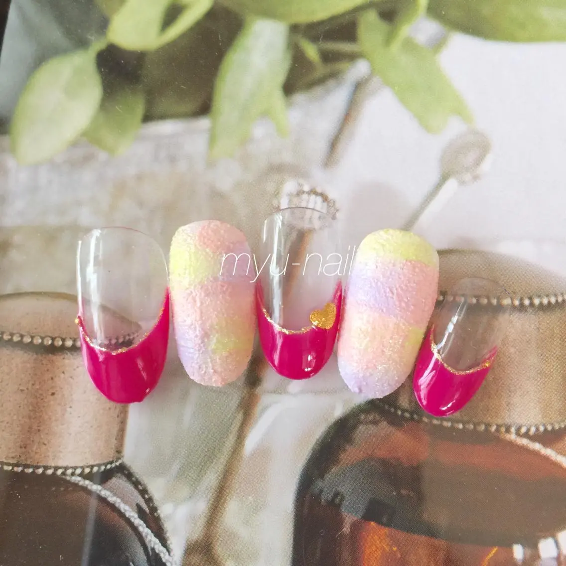 ネイル アートネイル ネイルチップ ホームサロン myu-nailのネイルデザイン