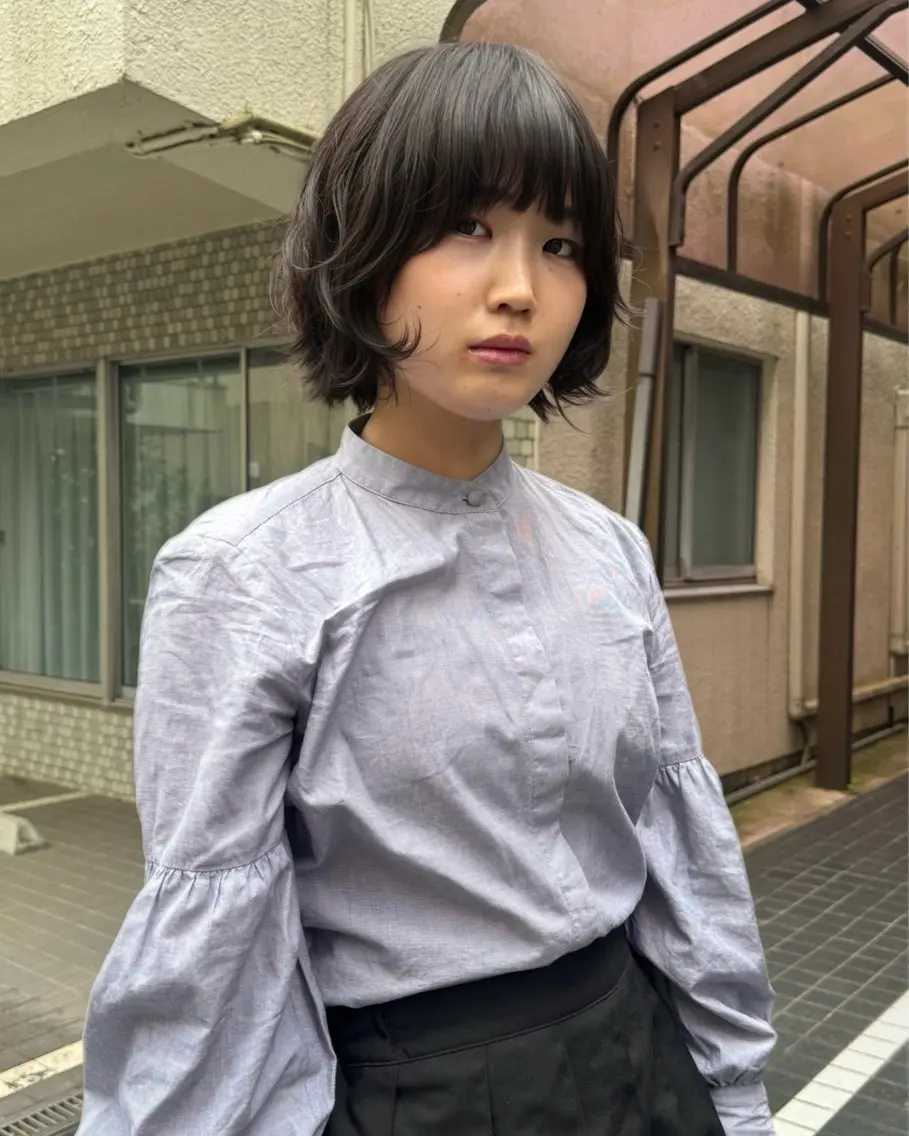 ショート 川田大輝 ナチュラルモードのヘアスタイル