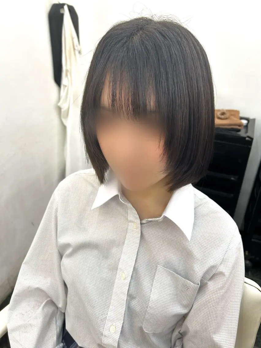 ショート ボブレイヤー ボブ レイヤーカット ガーリー×韓国🎀 ⟡.·天野結良⟡.·のヘアスタイル