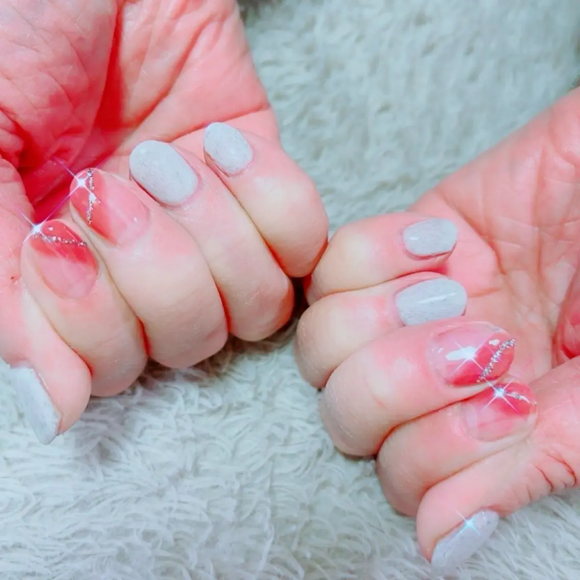 ネイル ハート nail salon kuu_caのネイルデザイン