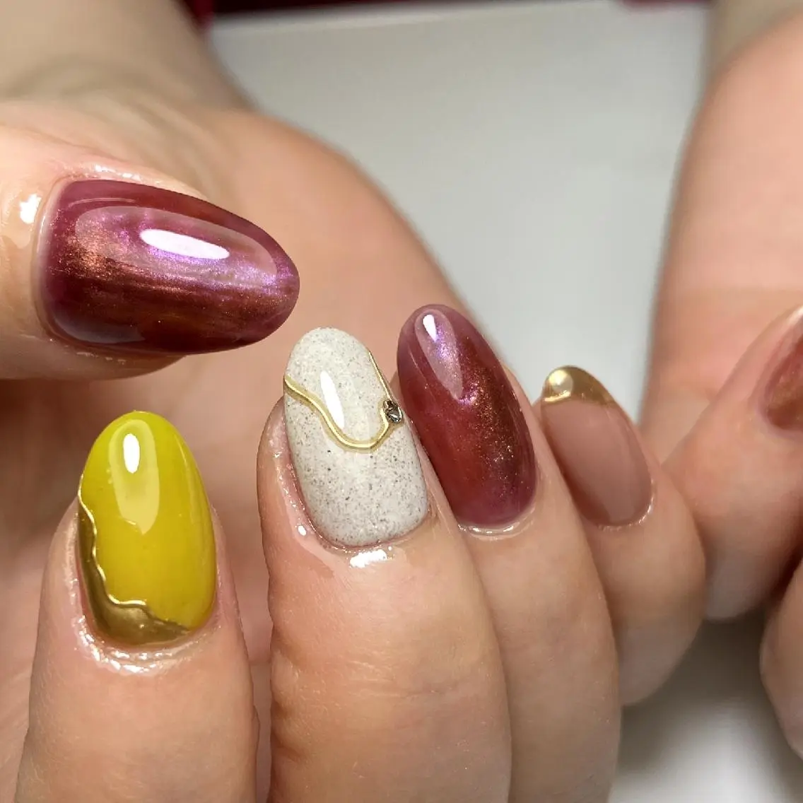ネイル アートネイル ニュアンスネイル nail salon Lumièreのネイルデザイン