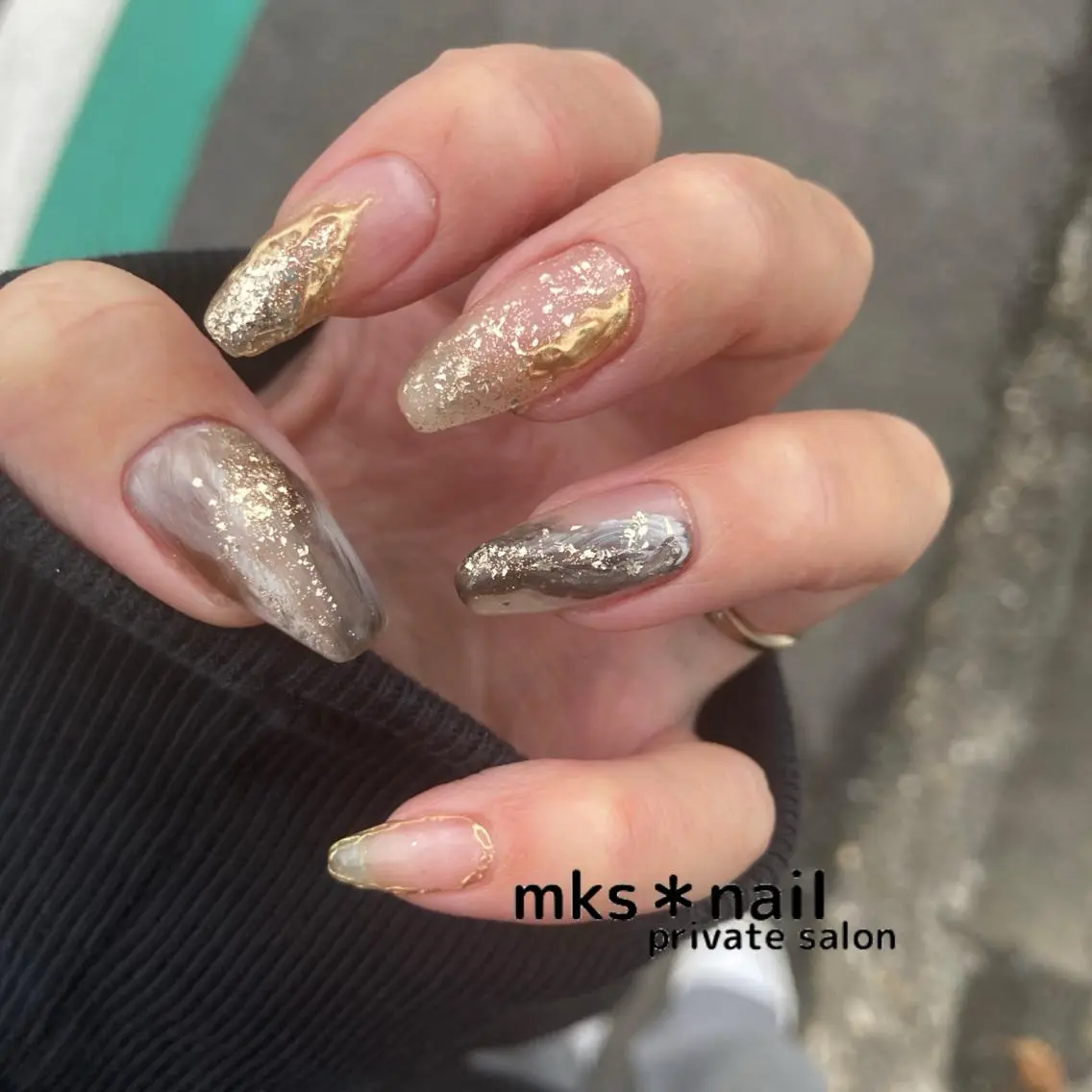 ネイル ハンドネイル mks＊nail //  枚方長尾のネイルデザイン