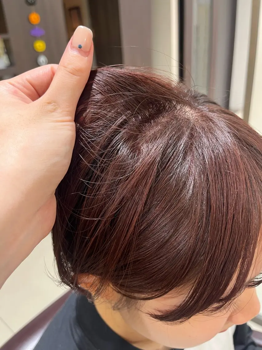 ショート カット ヘアカラー トリートメント ☆似合わせボブ/ ミディアム/mikaのヘアスタイル