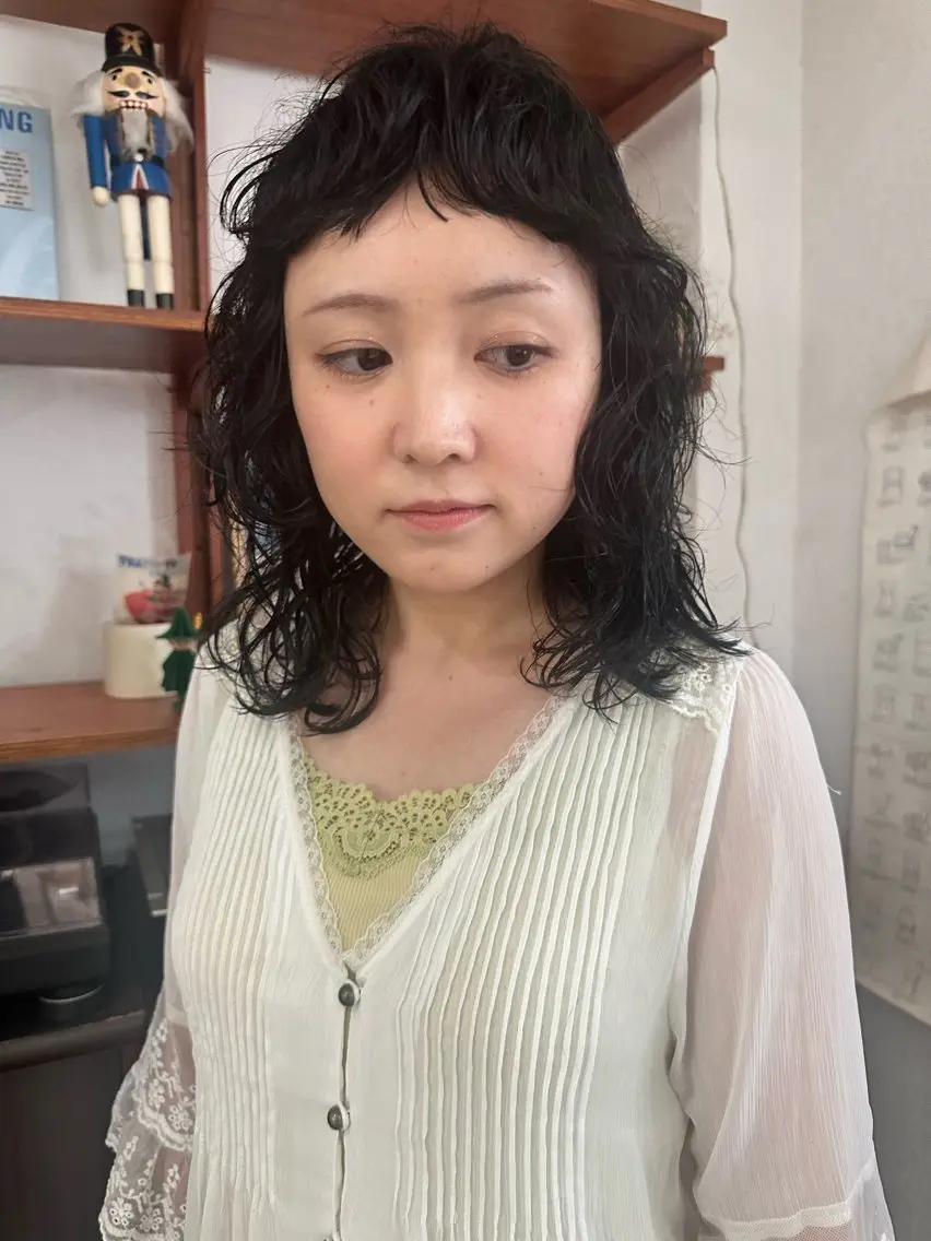 パーマ パーマ トリートメント 岩本 陽介のヘアスタイル
