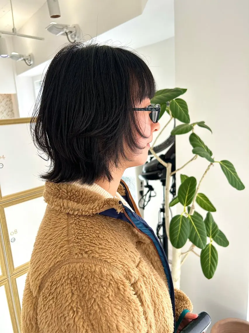ミディアム カット 🌻似合わせカット× パーマ／矢木🌻のヘアスタイル